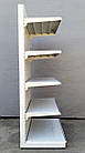 Торгові односторонні (пристінні) стелажі «Маго» 230х100 см., Б/у, фото 4