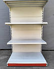 Торгові односторонні (пристінні) стелажі «Маго» 230х100 см., Б/у, фото 9