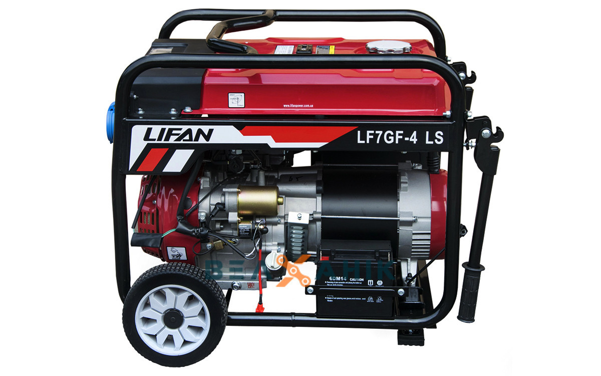 Генератор бензиновий Lifan LF7GF-4LS 7 кВт електростартер