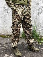 Тактические штани джогери пиксель саржа Армейские летние джогеры саржа Брюки военные пиксель саржа