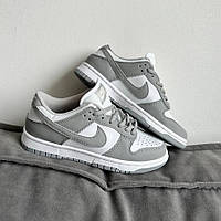 Женские кроссовки серые Nike Dunk Low Light Grey