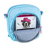 Сумка-рюкзак дитяча Kite Funny Bunny, для дівчаток, блакитний (K24-2620-2), фото 9