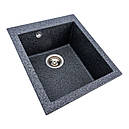 Кухонна мийка Platinum 4150 SOKIL матова Графіт, фото 2