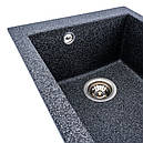 Кухонна мийка Platinum 4150 SOKIL матова Графіт, фото 3