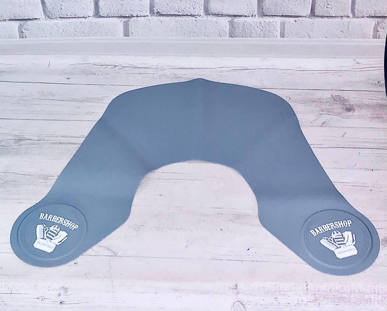 Комір-обтяжувач для пеньюару гумовий Barbershop PJ-02 (Сірий)