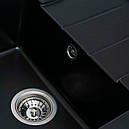 Кухонна мийка Platinum 6550 INTENSO матова Чорна, фото 3