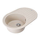 Кухонна мийка Platinum 7750 LIRA матова Сафарі, фото 2