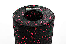 Роллер масажер гладкий HS-P033YG EPP 33 см red, фото 4