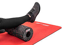 Роллер масажер гладкий HS-P033YG EPP 33 см red, фото 5