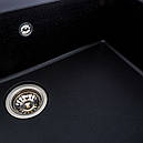 Кухонна мийка Platinum 7850 Bogema матова Чорний металік, фото 3