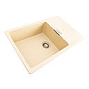 Кухонна мийка Platinum 7850 ROMA матова Пісок, фото 2