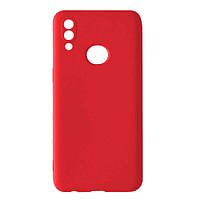 Чехол - накладка для Samsung A10s / бампер на самсунг А10c / Soft Case красный цвет.