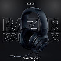 Игровые наушники гарнитура Razer Kraken X проводные накладные с микрофоном для Android/ПК/PS4/Xbox RH