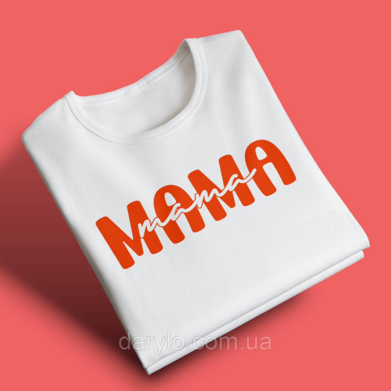 "Mama" футболка для мами, біла