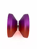 Професійне йо-йо Magicyoyo V8 Фіолетово-пмаранчевий Fade, фото 3