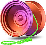Професійне йо-йо Magicyoyo V8 Фіолетово-пмаранчевий Fade, фото 6