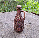 Кувшин "Ларі" Керамічний з червоної глини 0,5 літра - для смачних напоїв та вина, фото 5