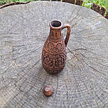 Кувшин "Ларі" Керамічний з червоної глини 0,5 літра - для смачних напоїв та вина, фото 3