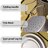 Чашка титанова HWZBBEN 420 мл + фільтр, фото 4