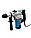 Перфоратор бочковий Makita HR550Z (1700 Вт, 7 Дж) Мережевий перфоратор Макіта з патроном sds-plus у кейсі bs, фото 4