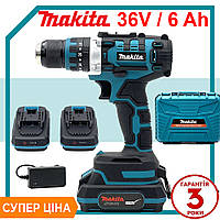 Акумуляторний ударний дриль-шурупокрут Makita DTW486 (36V, 6AH) з металевим патроном 10 мм Макіта ts