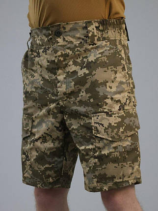 Камуфляжні тактичні шорти Піксель,чоловічі шорти військові армійські 50, фото 2