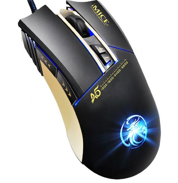 Мишка USB iMICE A5 ігрова з підсвічуванням
