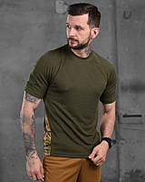 Футболка ССО tactical oliva, тактическая футболка олива для НГУ, военная потоотводящая футболка олива