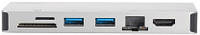 Хаб DIGITUS USB-C > HDMI/VGA/2xUSB-A/USB-C/SD/MicroSD/RJ54 (DA-70866)