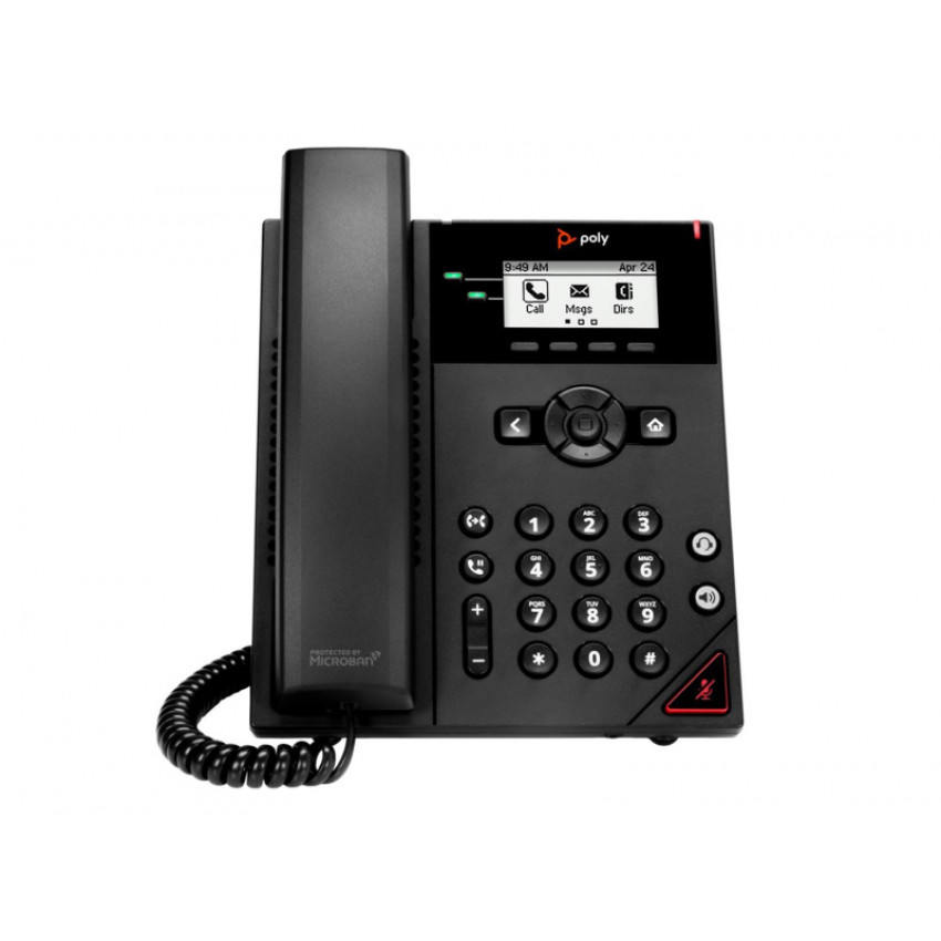 SIP-телефон Poly VVX 150, 2 лінії, PoE (911N0AA) - фото 4 - id-p2200288179