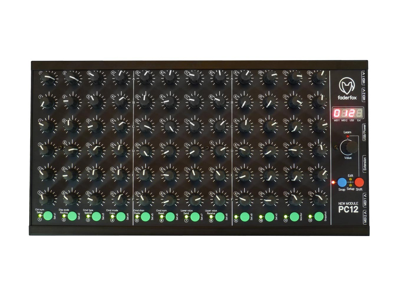 MIDI-контролер Faderfox PC12
