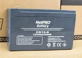 AGM акумулятор 9 А*год, 12 В, Вольт, V, 9 Ah, AH, АГМ VRLA, тяговий АБ, для ДБЖ