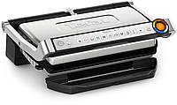 Tefal Гриль прижимний OptiGrill+ XL 2000Вт, темп. режимів-4, з`ємні пластини, алюміній, метал (GC727D10)