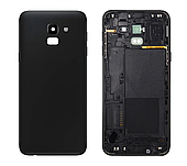 Задня чорна кришка акумулятора для Samsung Galaxy J6 J8 2018 J600 J600F J800 J800F