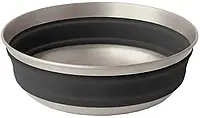 Миска Sea To Summit Detour Stainless Steel Collapsible Bowl L Beluga Black