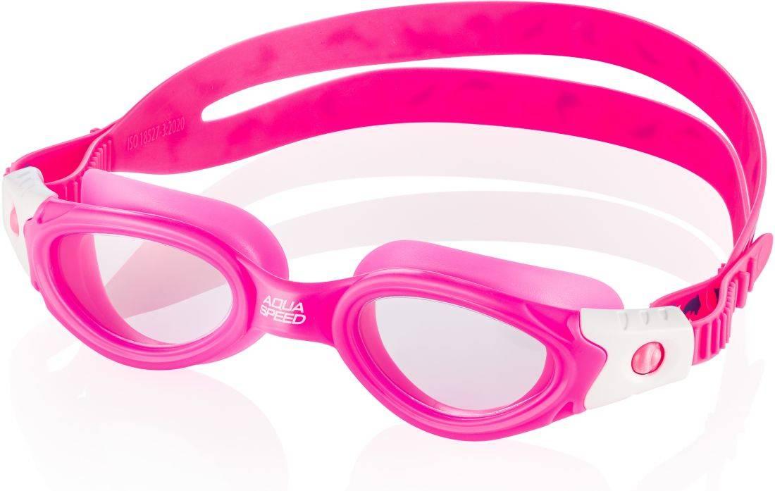 Окуляри для плавання Aqua Speed Pacific Jr Bendyzz 8914 (232-03) Pink/White дитячі