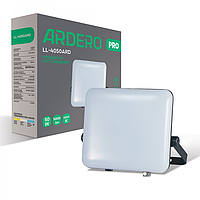 Светодиодный прожектор 50Вт Ardero LL-4050ARD PRO 50W LED 5000Lm 6500K 201х164х45мм IP черный с белым плафоном