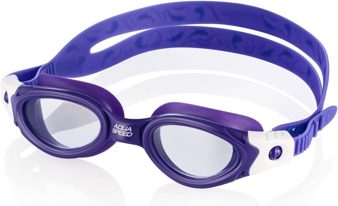 Окуляри для плавання Aqua Speed Pacific Jr Bendyzz 8916 (232-09) Violet/White дитячі