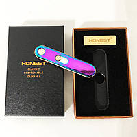 USB зажигалка в подарочной упаковке "Honest" 77127. IO-321 Цвет: хамелеон