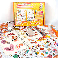 Подарочный набор детский блокнот с аксессуарами SH-017 Богемский дневник
