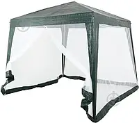 Павильон для дачи с москитными сетками Шатер-павильон 3х3 (Садовые палатки для сада) Павильон тент из ПВХ