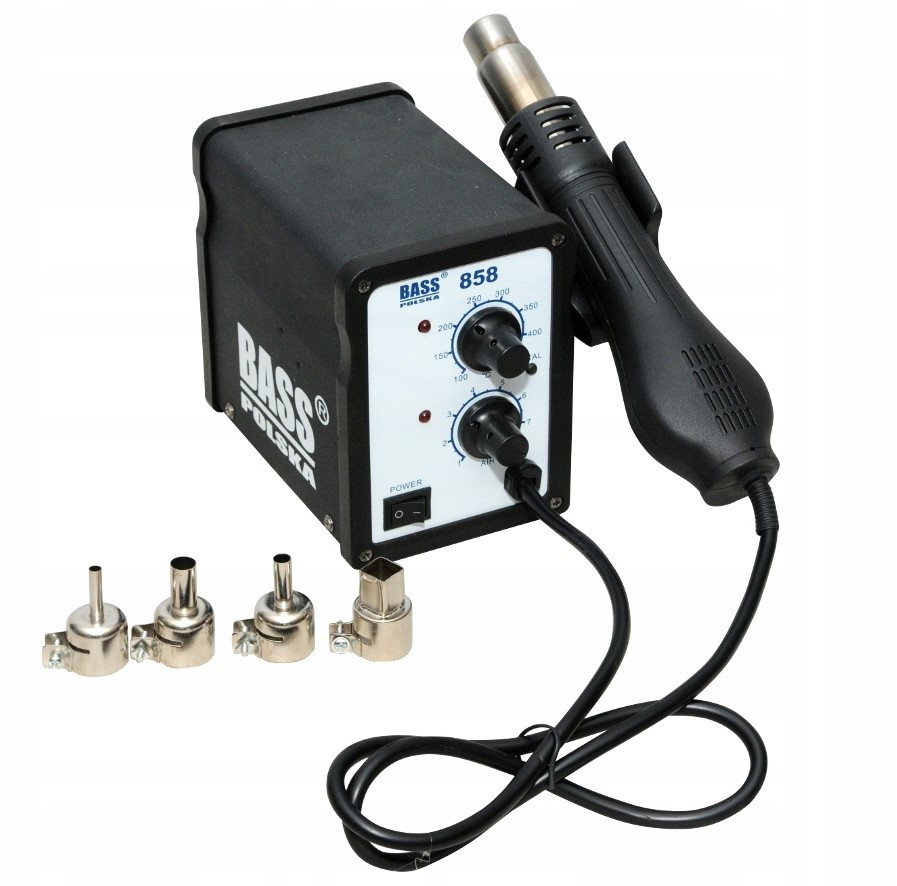 Апарат для зварювання (паяння) пластику з насадками Bass Polska 4854