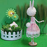 Лялька ручної роботи Пасхальний Зайчик, фото 4