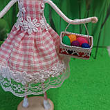 Лялька ручної роботи Пасхальний Зайчик, фото 3