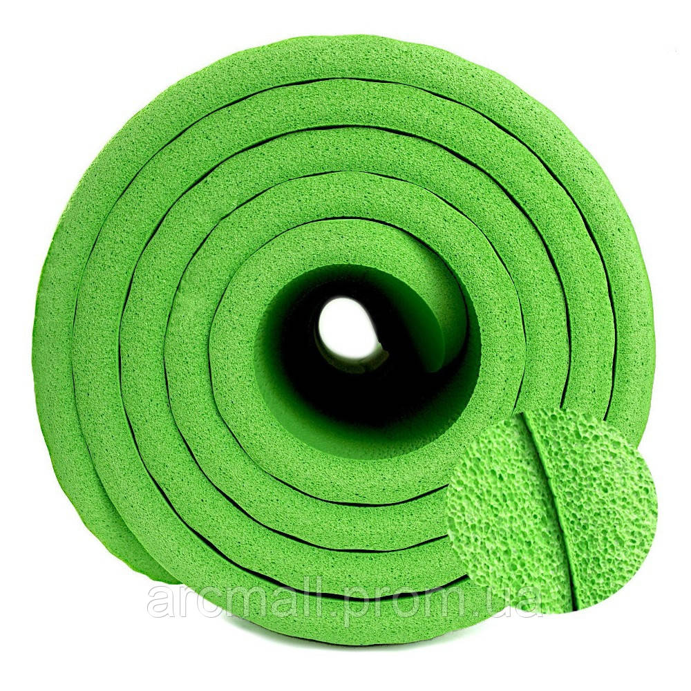 Килимок для йоги та фітнесу 7SPORTS NBR Yoga Mat+ MTS-3 180*60*1.5см Зелений AM, код: 7635246 - фото 5 - id-p2200332252