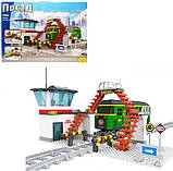 Конструктор Ausini 25810 "Поїзд Залізниця. Залізнична станція." 517 деталей, фото 2