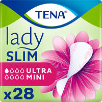 Урологические прокладки Tena Lady Slim Ultra Mini 28 шт. 7310791247649/7322541116082 d