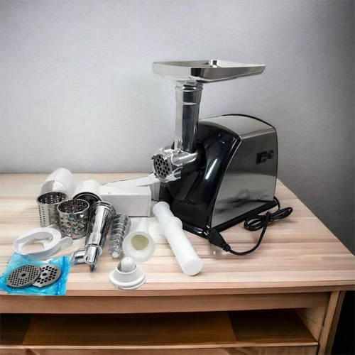 Мясорубка с металлическим редуктором Suntera SMG-5454SS, Мощная ...