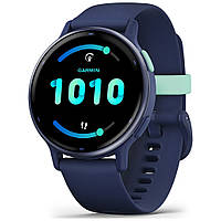 Смарт-часы Garmin vivoactive 5, Cpt. Blue/Blue Metallic, GPS (010-02862-12)