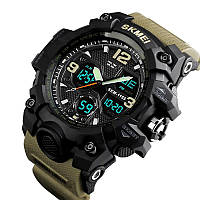 Часы военные мужские SKMEI 1155BKH | Армейские часы | Водостойкие HF-949 тактические часы
